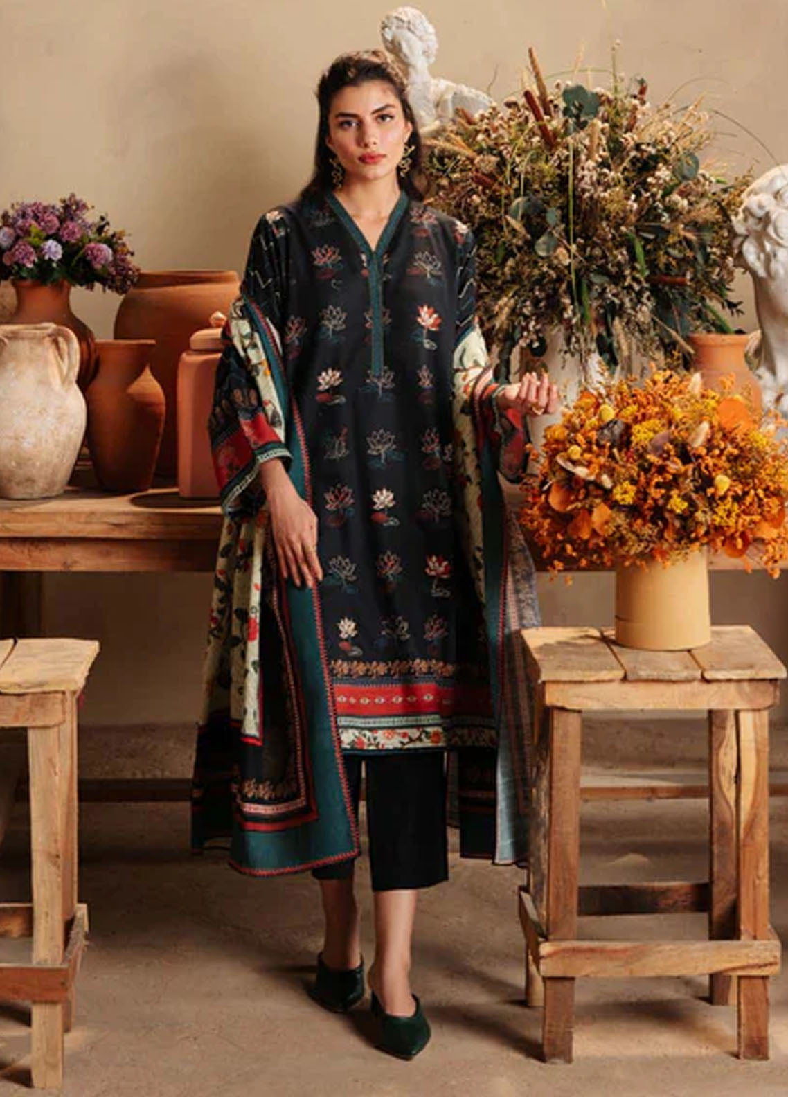 Sahar Unstitched Printed Khaddar Collection 2023 SKWP-V2-23-05