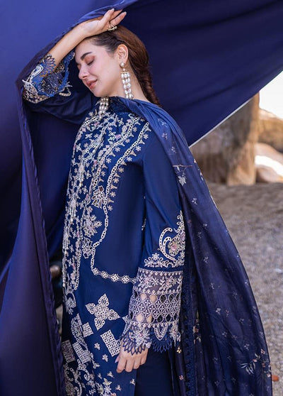 Sahil Kinare by Qalamkar Embroidered Lawn Suits Unstitched 3 Piece QLM24SK FP-06 Miray - Summer Collection
