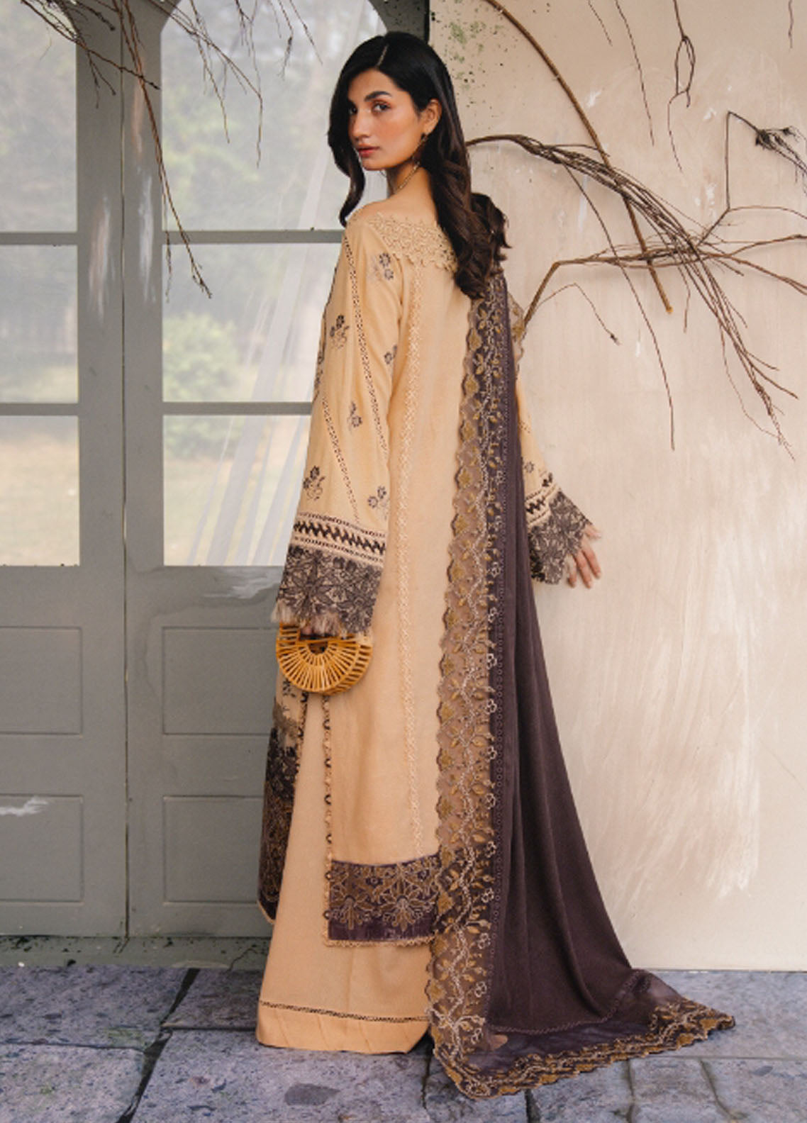 Saira Rizwan Premium Winter Unstitched Collection 2024 SRW24-07 Neria