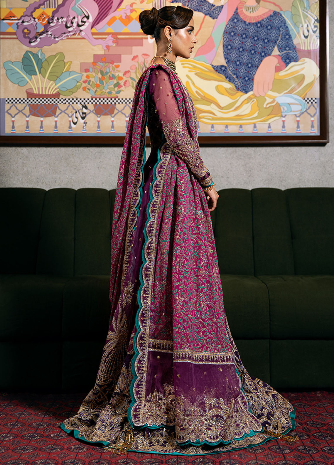 Saira Rizwan Festive Unstitched Collection 2024 SRF-D-05 Lavena