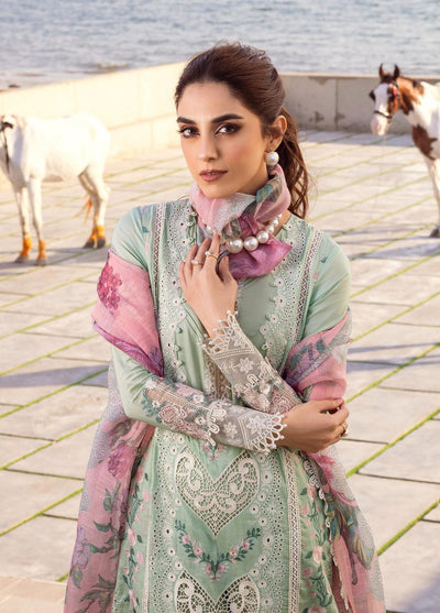 Saira Rizwan Unstitched Luxury Lawn Collection 2024 Keshi