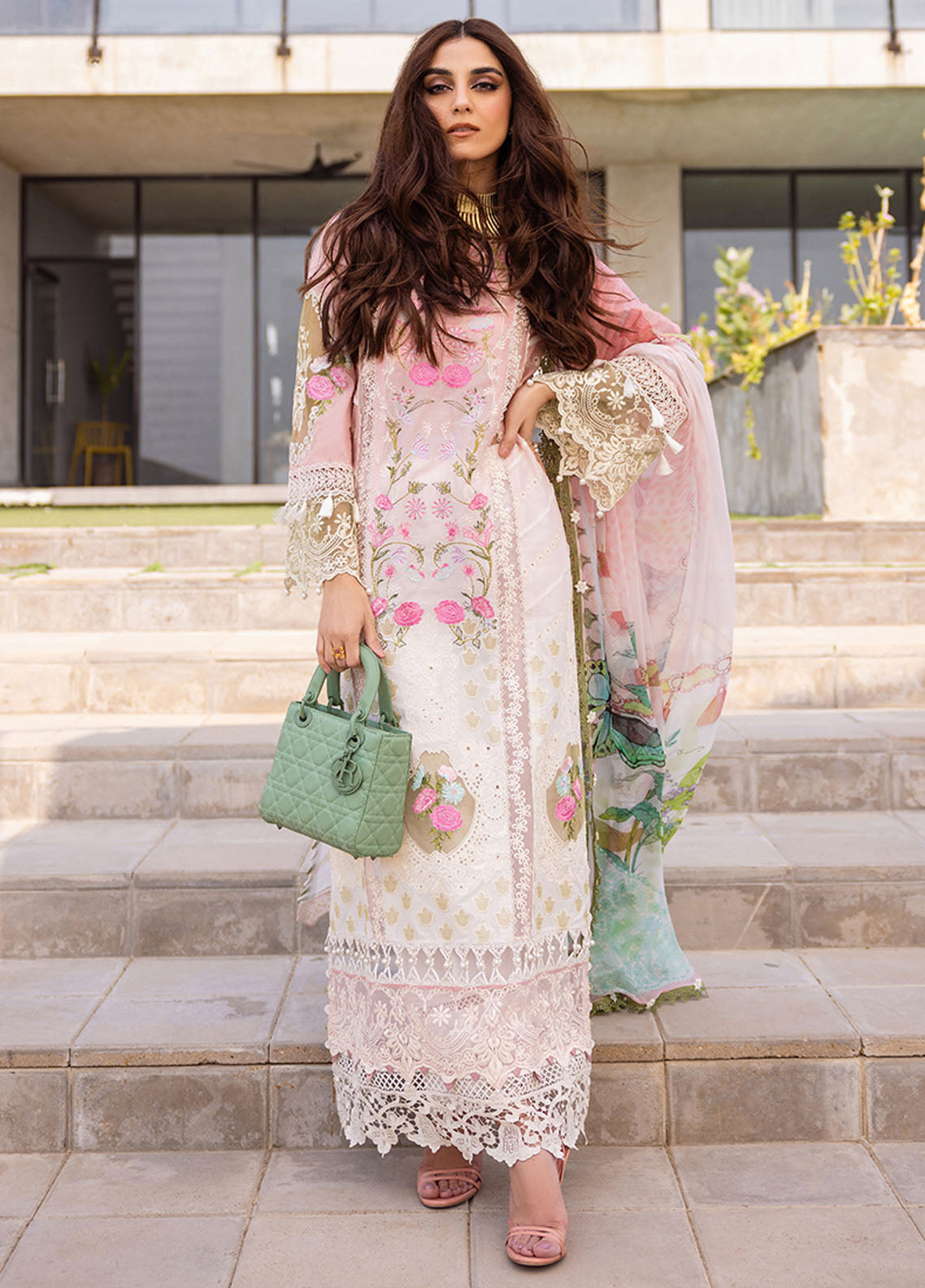 Saira Rizwan Unstitched Luxury Lawn Collection 2024 Laurel