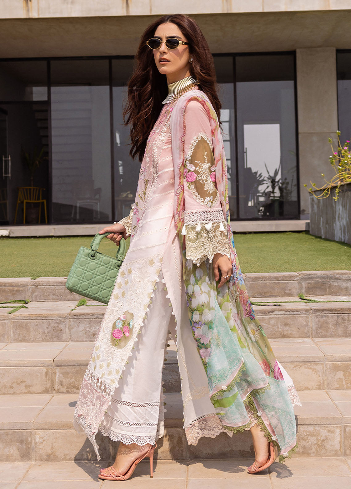 Saira Rizwan Unstitched Luxury Lawn Collection 2024 Laurel