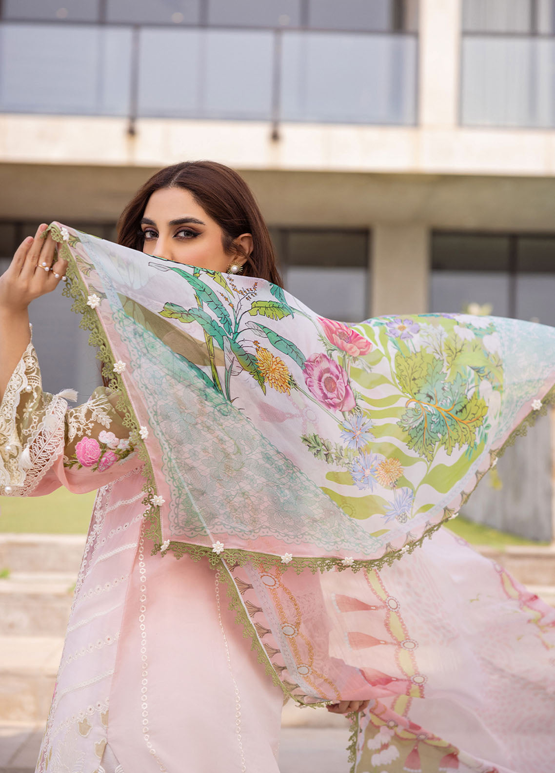 Saira Rizwan Unstitched Luxury Lawn Collection 2024 Laurel