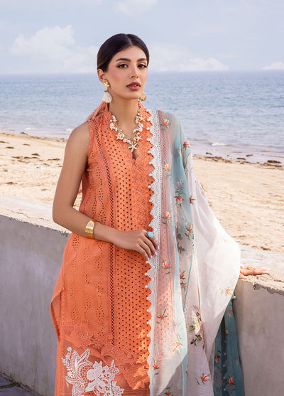 Saira Rizwan Unstitched Luxury Lawn Collection 2024 Mabe