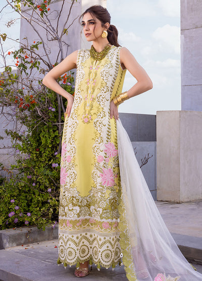 Saira Rizwan Unstitched Luxury Lawn Collection 2024 Tiffany