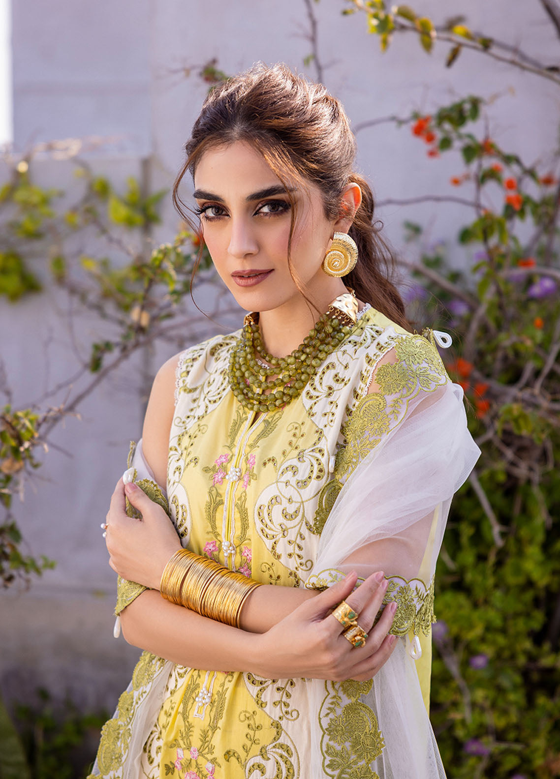 Saira Rizwan Unstitched Luxury Lawn Collection 2024 Tiffany