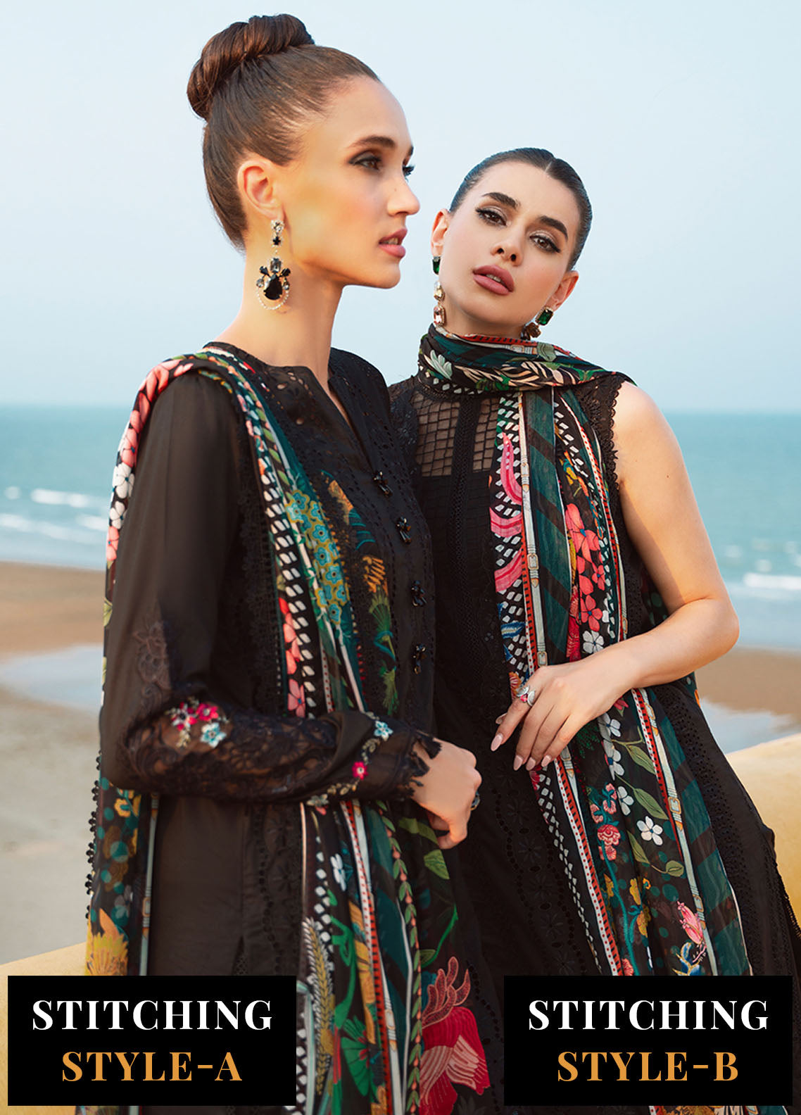 Saira Rizwan Unstitched Lawn Collection 2024 Vol-2 D-01 Ayzel