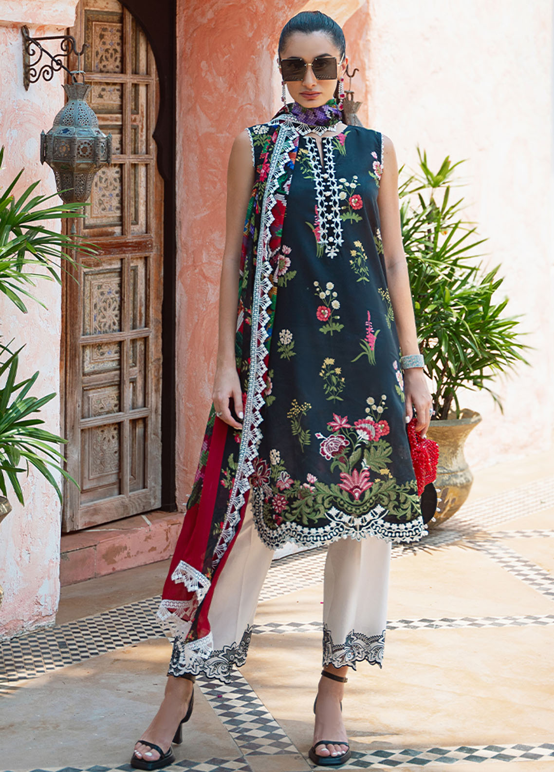 Saira Rizwan Unstitched Lawn Collection 2024 Vol-2 D-08 Cecil