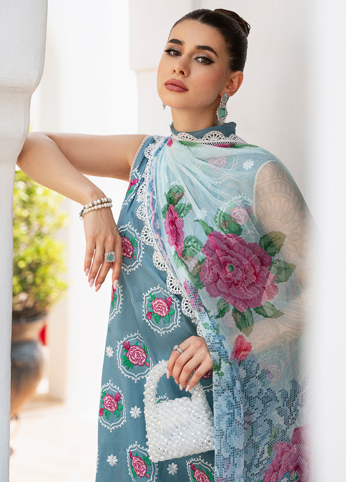 Saira Rizwan Unstitched Lawn Collection 2024 Vol-2 D-09 Amal