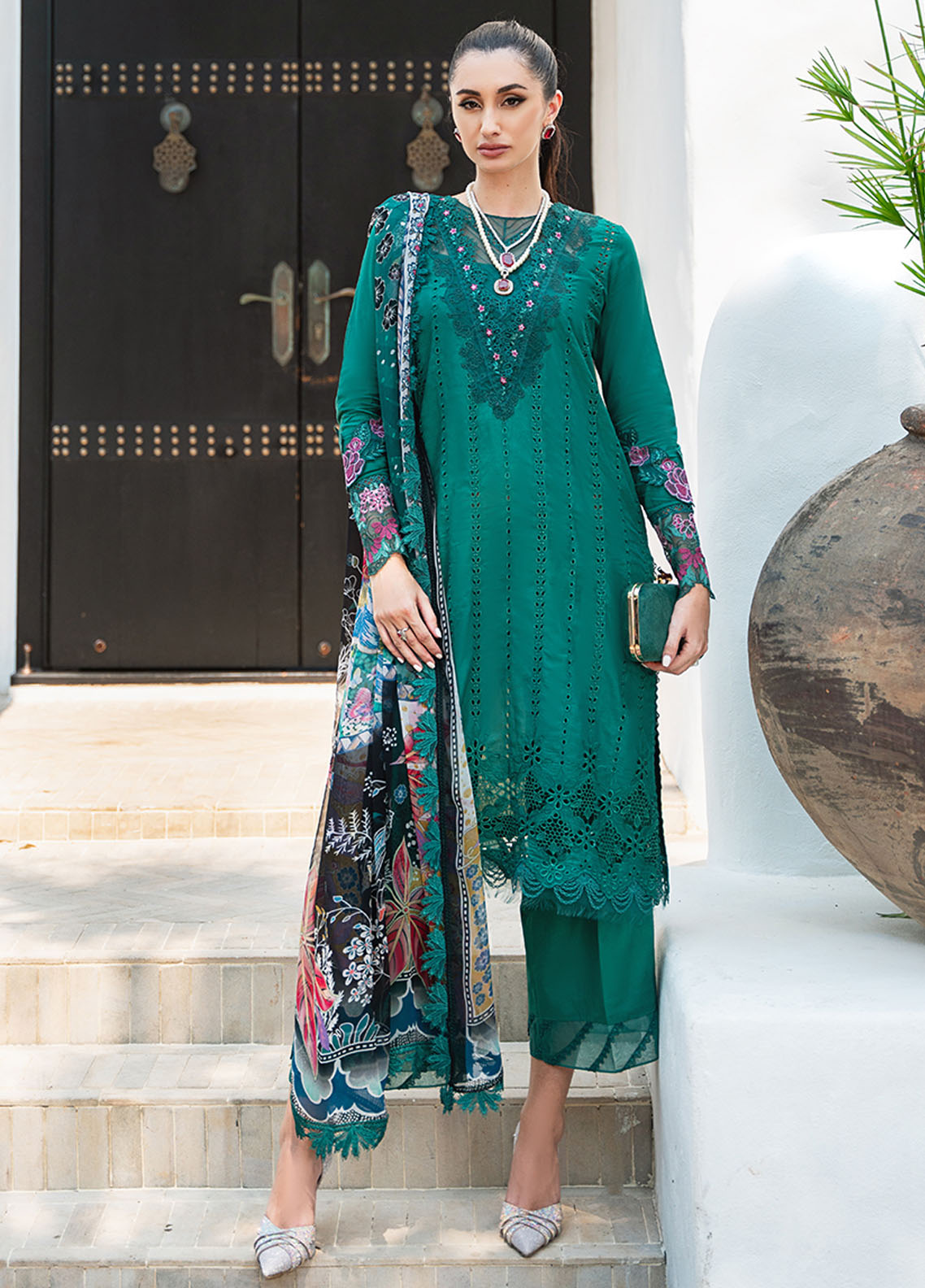 Saira Rizwan Unstitched Lawn Collection 2024 Vol-2 D-10 Jane