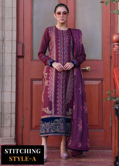 Saira Rizwan Winter Unstitched Collection 2023 SR-02 Zaynem