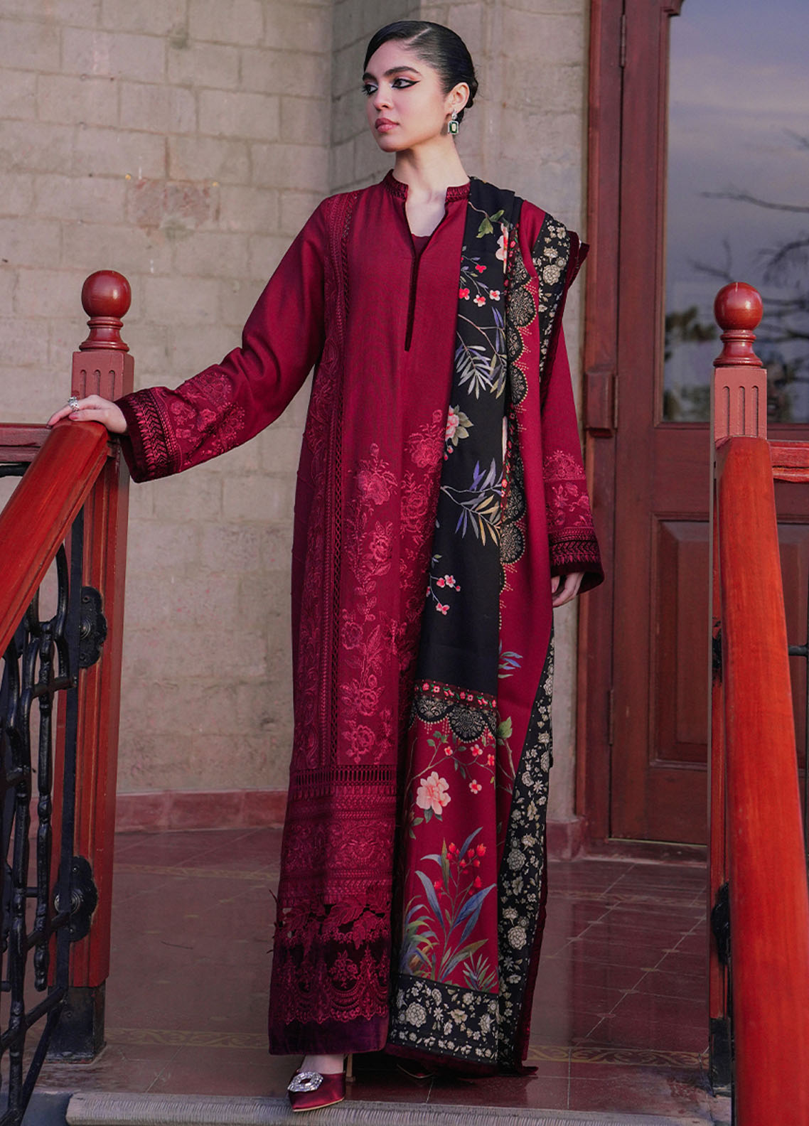 Saira Rizwan Winter Unstitched Collection 2023 SR-08 Soha