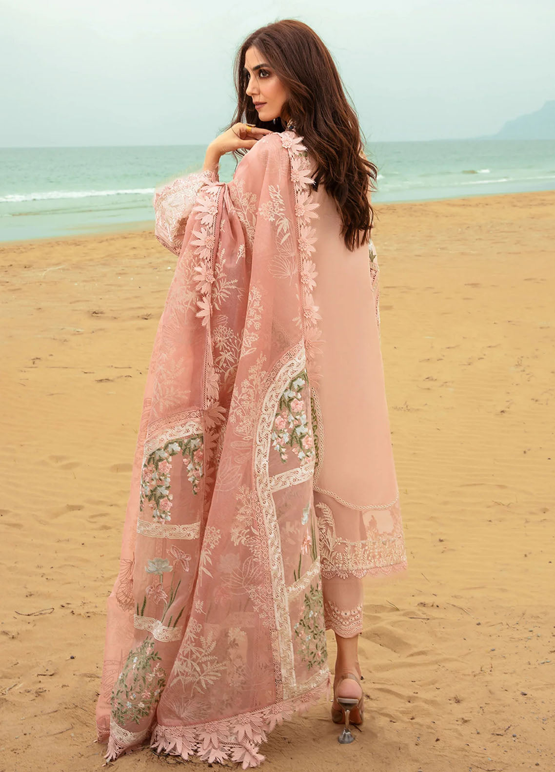 Saira Shakira by Crimson Eid Lawn Collection 2024 Winds of Eden-Rose