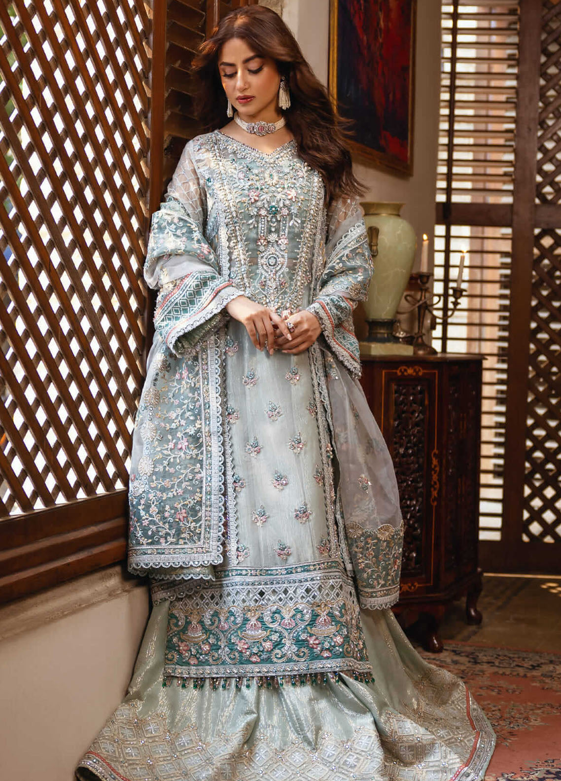 Sajal by Serene Premium Unstitched Bridal Collection 2024 SP24SJ SB-25 Inara