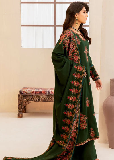 Mohagni Pret Embroidered Dhanak 3 Piece Suit MWS-04