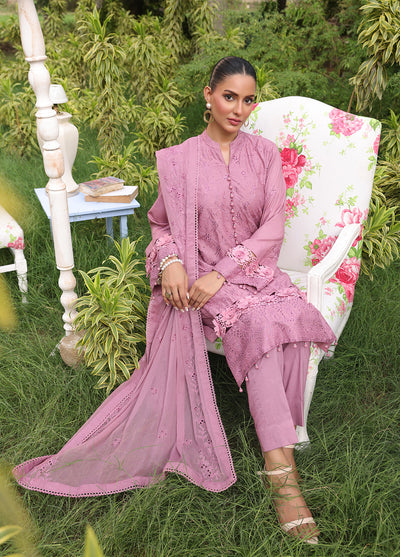 Salitex Embroidered Cambric Suits Unstitched 3 Piece UNW24CK003UT - Summer Collection