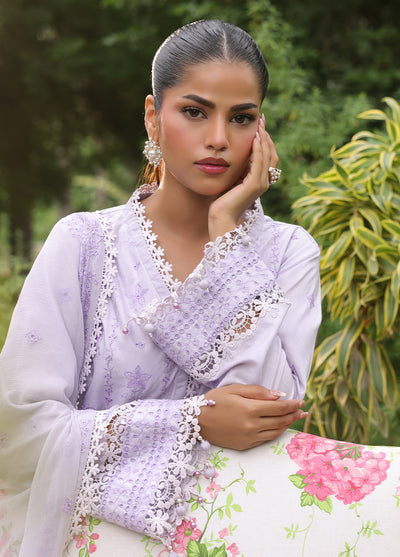 Salitex Embroidered Cambric Suits Unstitched 3 Piece UNW24CK005UT - Summer Collection