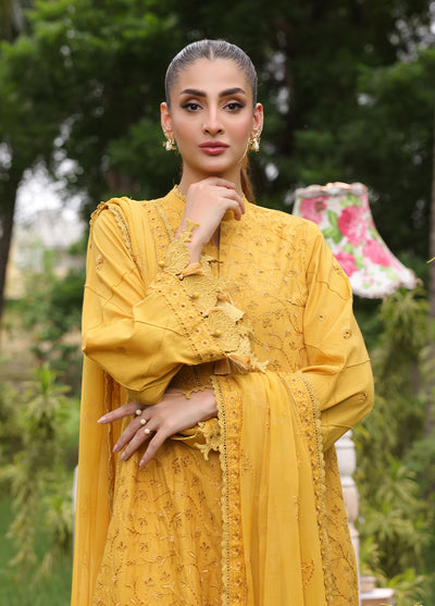 Salitex Embroidered Cambric Suits Unstitched 3 Piece UNW24CK010UT - Summer Collection