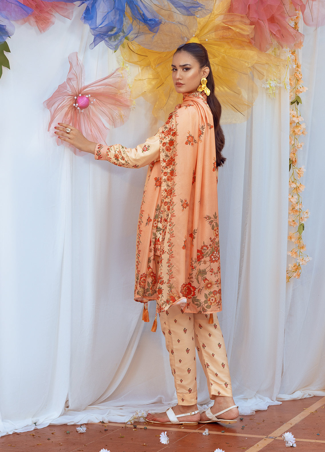 Salitex Printed Lawn Silk Suits Unstitched 3 Piece SUNS24ASI002UT - Summer Collection