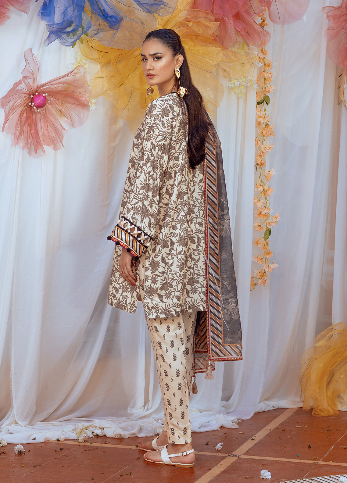 Salitex Printed Lawn Silk Suits Unstitched 3 Piece SUNS24ASI007UT - Summer Collection