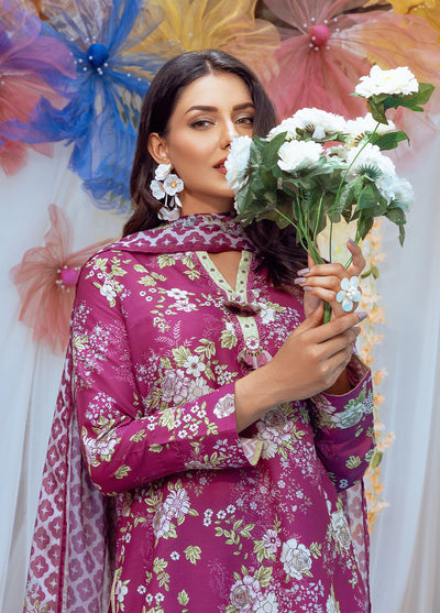 Salitex Printed Lawn Silk Suits Unstitched 3 Piece SUNS24ASI009UT - Summer Collection