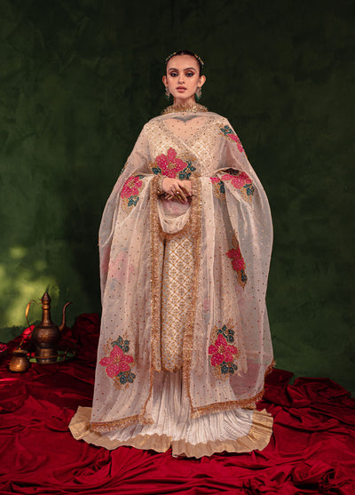 Maria Osama Khan Luxury Pret Chiffon 3 Piece Dress MOK23SSF FALSAFA