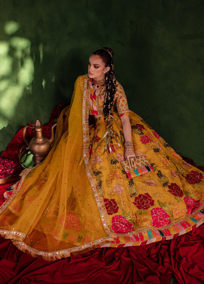 Maria Osama Khan Luxury Pret Chiffon 3 Piece Dress MOK23SSF Chambeli