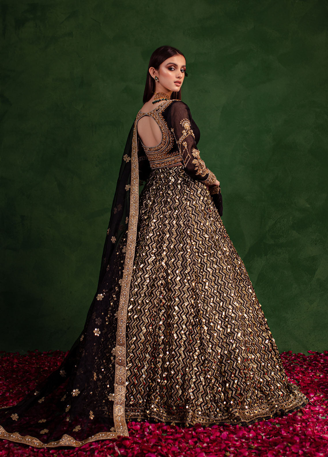 Maria Osama Khan Luxury Pret Chiffon 3 Piece Dress MOK23SSF RAQS