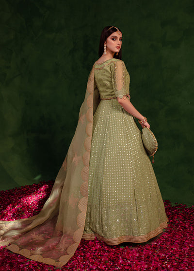 Maria Osama Khan Luxury Pret Jacquard 3 Piece Dress MOK23SSF Paras