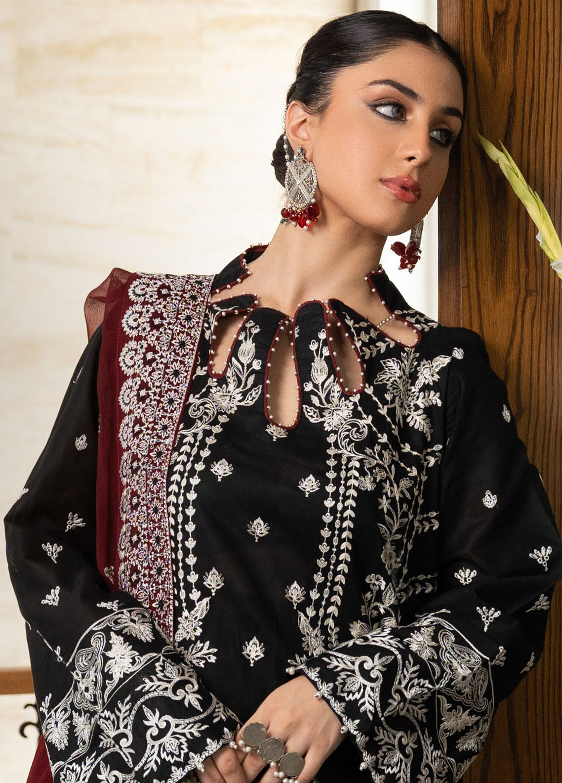 Samah By Aik Atelier Unstitched Lawn Collection 2024 Look-01