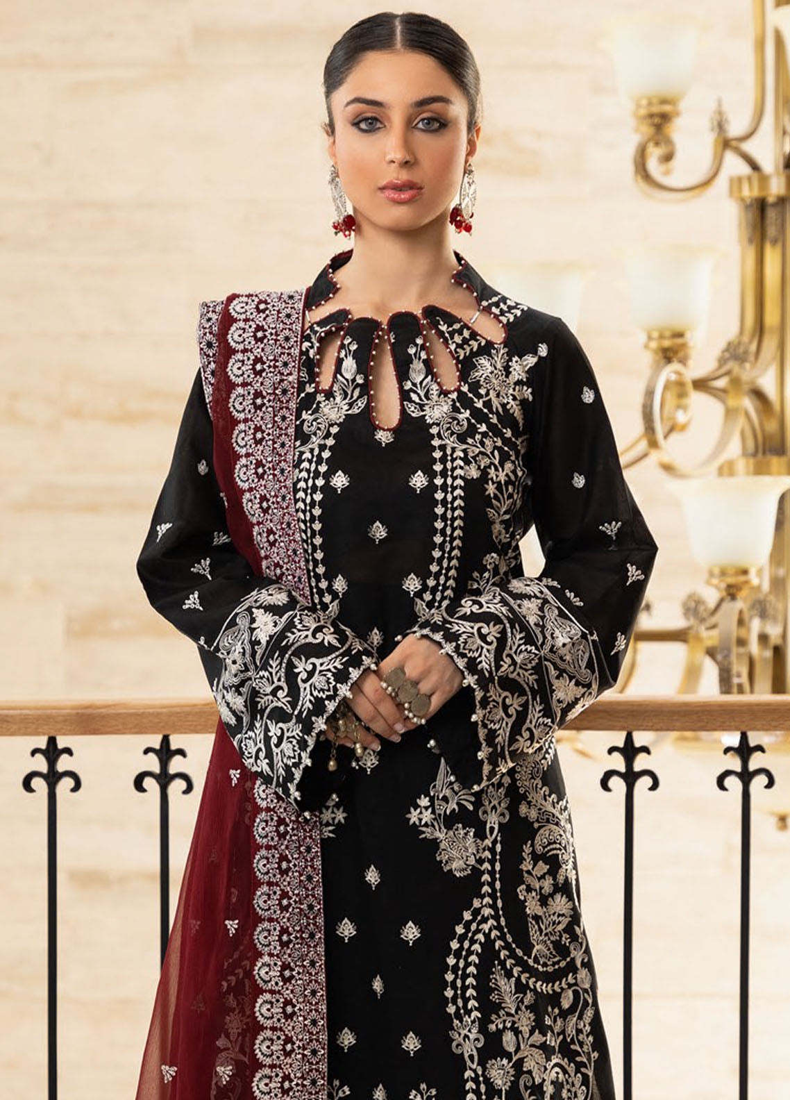 Samah By Aik Atelier Unstitched Lawn Collection 2024 Look-01