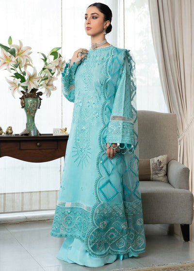 Samah By Aik Atelier Unstitched Lawn Collection 2024 Look-05