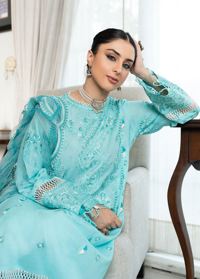 Samah By Aik Atelier Unstitched Lawn Collection 2024 Look-05