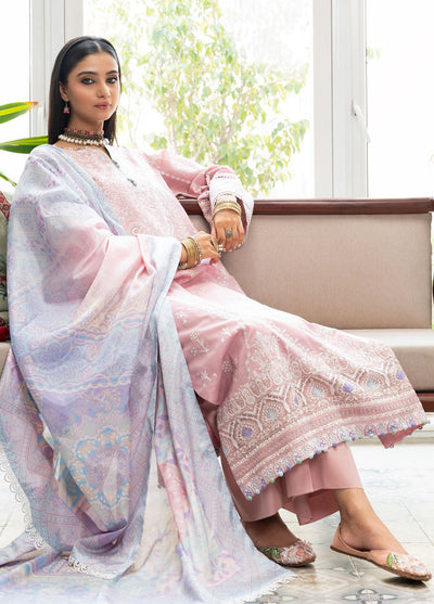 Samah By Aik Atelier Unstitched Lawn Collection 2024 Look-06