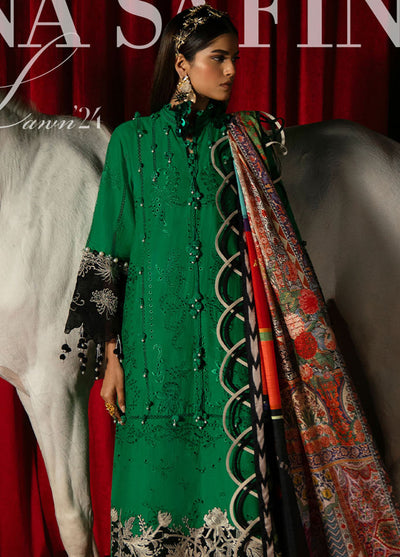 Sana Safinaz Unstitched Luxury Collection 2024 1B
