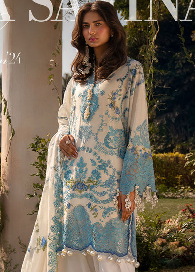 Sana Safinaz Unstitched Luxury Collection 2024 4A