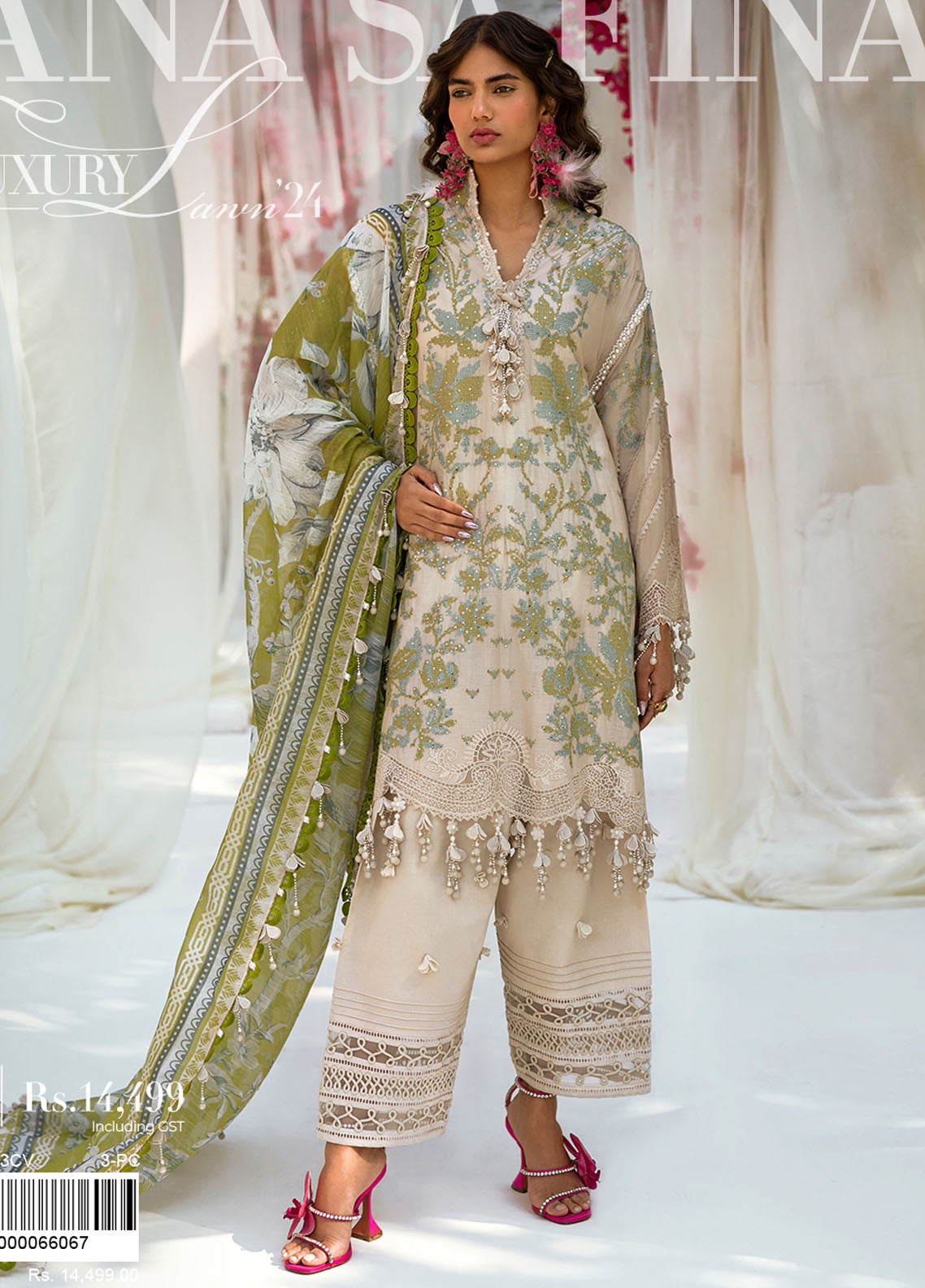 Sana Safinaz Unstitched Luxury Collection 2024 8A