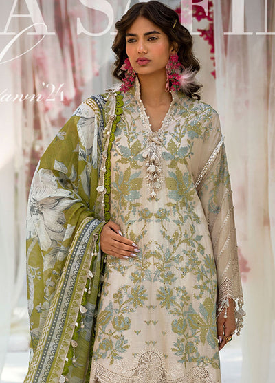 Sana Safinaz Unstitched Luxury Collection 2024 8A