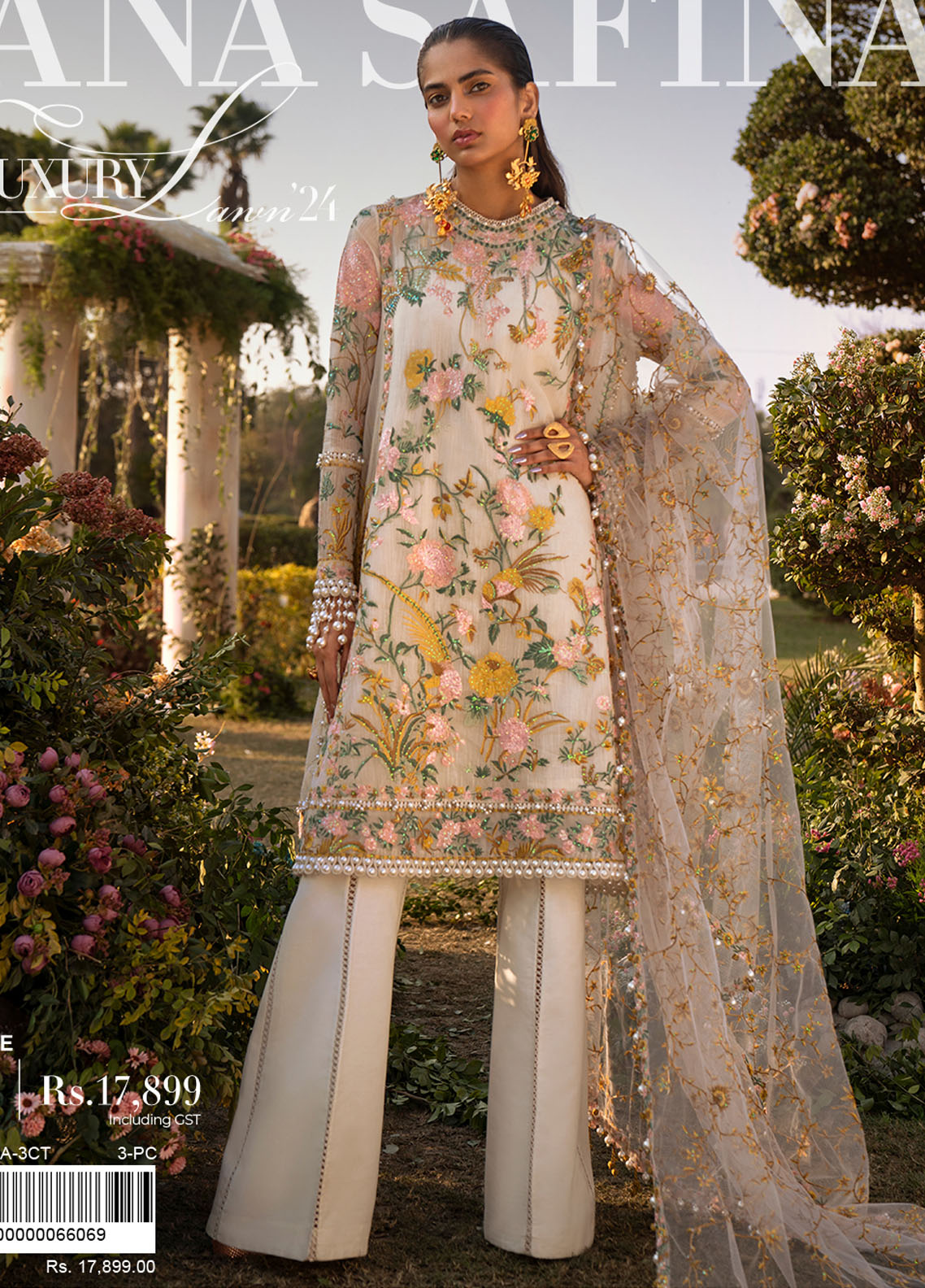Sana Safinaz Unstitched Luxury Collection 2024 9A