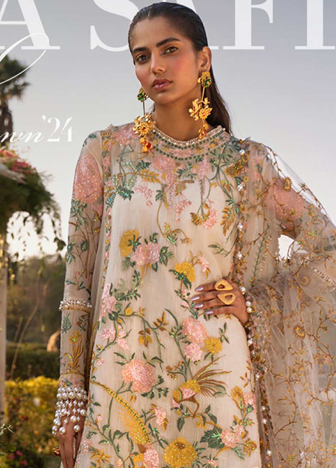 Sana Safinaz Unstitched Luxury Collection 2024 9A