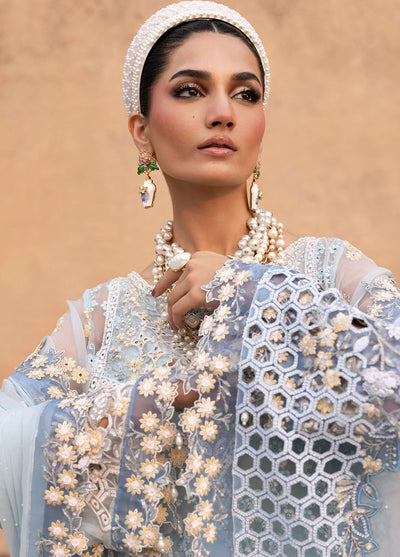 Sardinia Embroidered Chiffon Suits Unstitched 3 Piece SRD25CF D-1104 Feroza