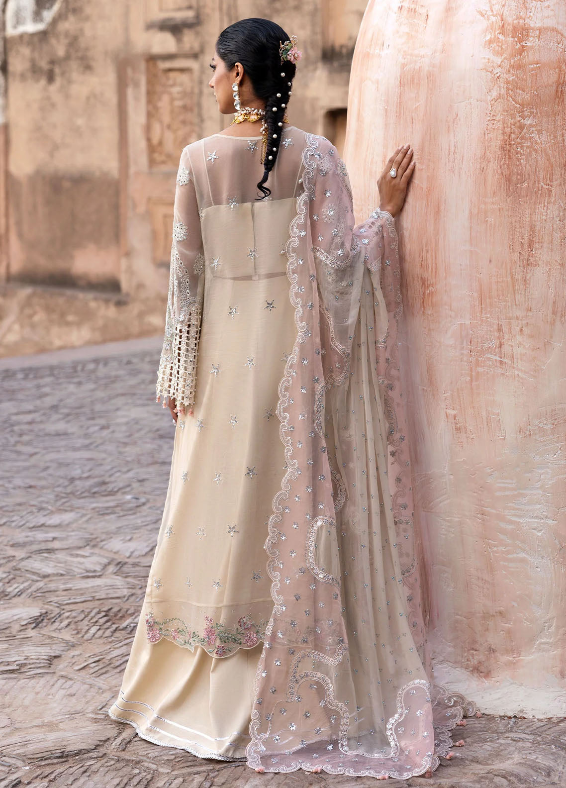 Sardinia Embroidered Chiffon Suits Unstitched 3 Piece SRD25CF D-1106 Zohra