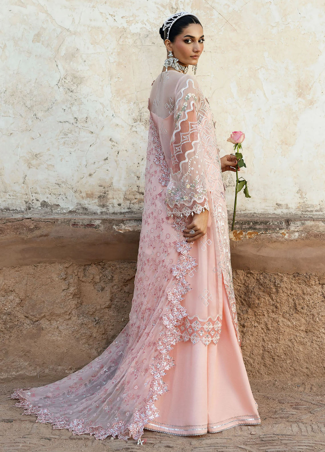 Sardinia Embroidered Chiffon Suits Unstitched 3 Piece SRD25CF D-1108 Sassi