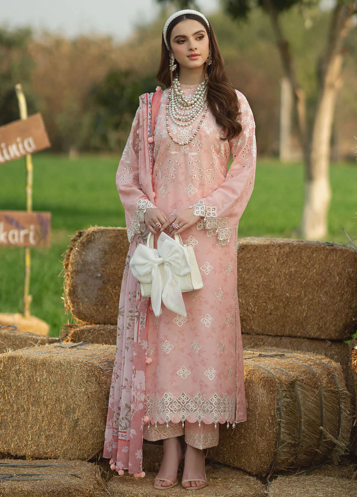 Sardinia Embroidered Lawn Unstitched Suit 3 Piece 904 Dahlia