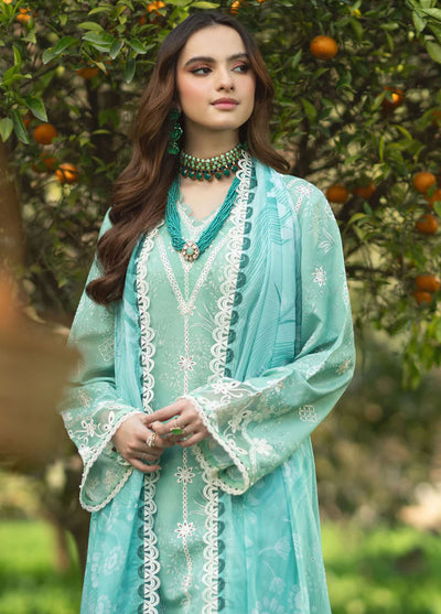 Sardinia Embroidered Lawn Unstitched Suit 3 Piece 907 Day Lily