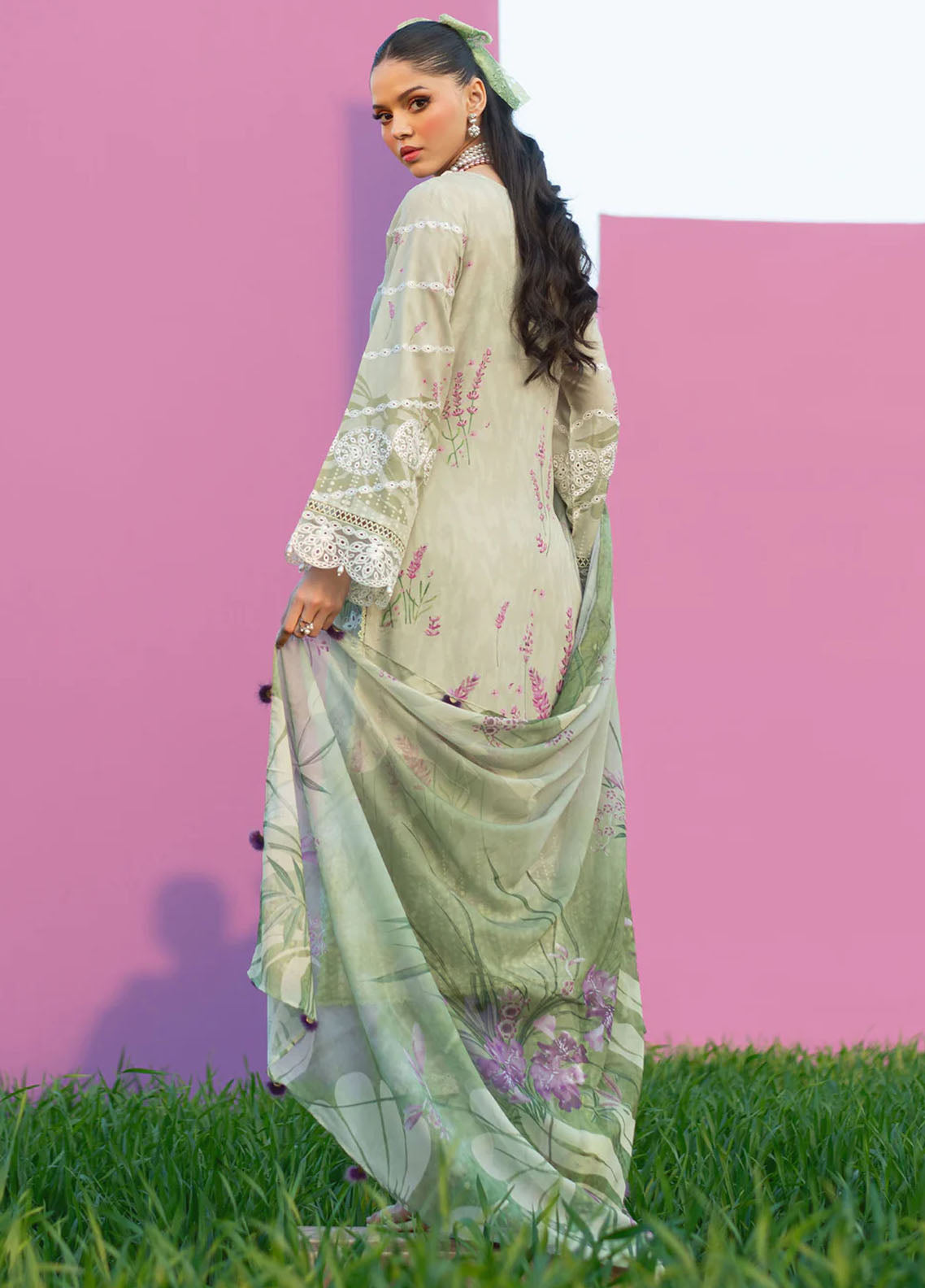 Sardinia Embroidered Lawn Unstitched Suit 3 Piece 908 Zinnia