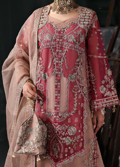 Sardinia Embroidered Organza Suits Unstitched 3 Piece D-1205 Elara