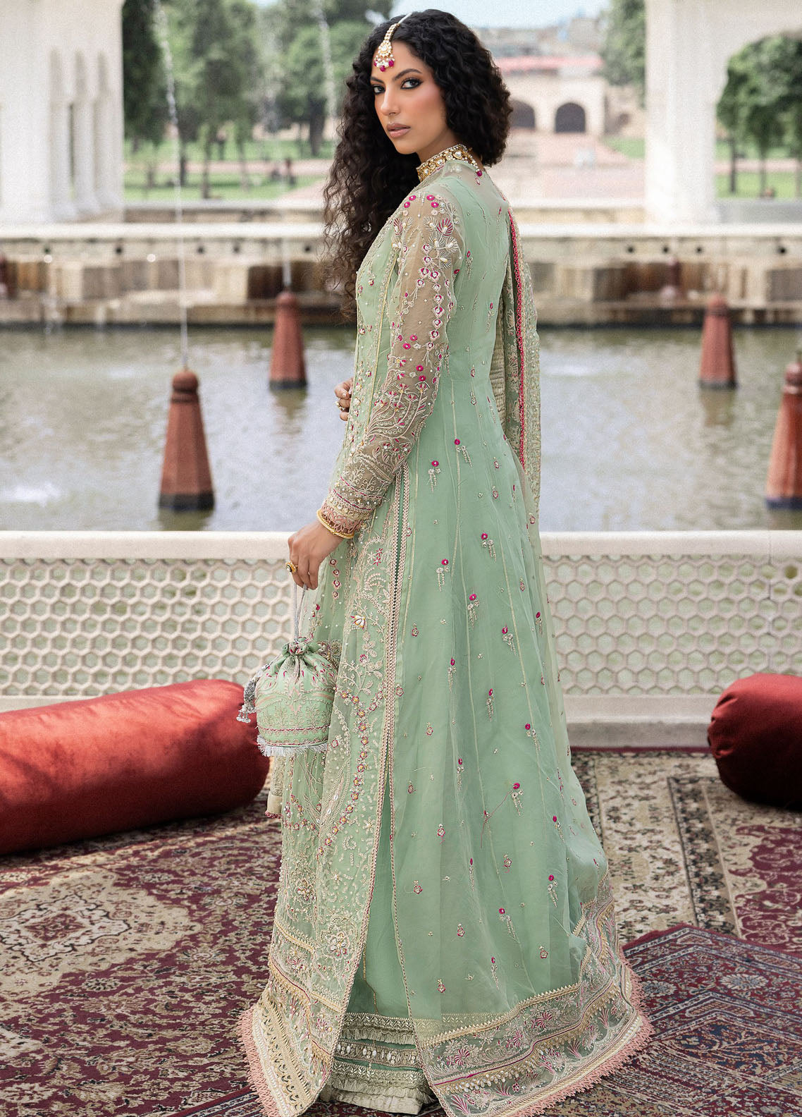 Sardinia Embroidered Suit Unstitched 3 Piece SRD24B 606 Bahar Bano - Formal Collection