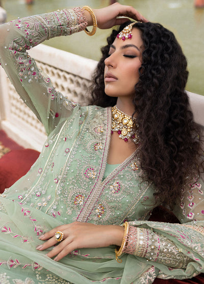 Sardinia Embroidered Suit Unstitched 3 Piece SRD24B 606 Bahar Bano - Formal Collection